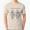 Herren T-Shirts „I Am The Machine“ Kurzarm-Shirt Streetswear Harajuku Sommer Hochwertiges T-Shirt Tops Was auch immer