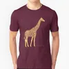 Las camisetas de los hombres ¿Una jirafa rayada? No It'S Ziraffe Camiseta de manga corta Verano Hombres Ropa de calle Camisa Cebra Animal Africano