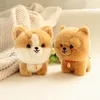 Plüschpuppen Kawaii Ferry Welpe Hundespielzeug Gefüllter Corgi Tibetischer Mastiff Husky Yorkshire Shiba Inu Chow Bichon Fris Hunde für Kinder 230303