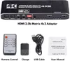 HDMI 2.0マトリックス4 in 2 Out 4x2デュアルオーディオ分離HDCP2.2 4K60Hz