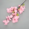 Dekorativa blommor konstgjorda blomma växter bonsai bröllop dekoration vägg körsbär blommor våren sakura diy heminredning