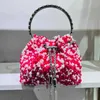 NUOVA borsa a tracolla con perle fatta a mano femminile, nappe di tendenza, borsa con perle, borsa in pietra, borsa da sera per matrimonio da donna 230304