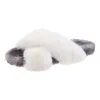 Automne pantoufles poilues et croix d'hiver Femmes Flat Bottom Home Drag Non glissade parent enfant en peluche coton o 817