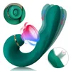 Succión Vibrador Estimulación Masajeador 10 vibraciones de frecuencia Succión Estimulación del punto G Hembra Estimulación del vibrador del punto G masaje Masturbación juguete para adultos ZD135