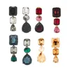 Ketting oorbellen set csxjd 2023 hoogwaardige luxe trendy kristalbloem dames bungelende sieraden