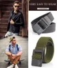 Belts Elastic Stretch Men Belt Fashion Casual Waist Band Max 145CM Thick Canvas Simple Design Alloy Metal Buckle Wild Jeans BeltsBelts