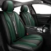 Auto -stoelhoezen voor I30 IX35 Kona I20 I40 Tucson 2023 Elantra Sonata Mistra Full Set Universal Leather Auto Accessories