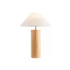 Wooden table lamp luxury artistic original wood table light 39cm width 55cm height for hotel home living room bedroom bedside dining study room restaurant decor