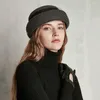 Cappelli a tesa avara Autunno Cuore Vintage Maglia di lana britannica Moda Berretto da donna Inverno Caldo Lolita Cappello a cilindro in lana premium Designer all'ingrosso