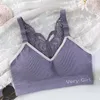 Camisoles & Tanks Large Size Women's Seamless Bra Wrapped Sports Butterfly Back Underwear Comfortable Breathable Sling Vest Without