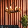 Pendant Lamps Countryside Retro Branch Chandelier Creative Nordic Resin Parlor Dining Room Hanging Light Bar Counter Antique Lamp