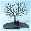 Jewelry Stand Deer Antlers Holder Tree Tower For Earrings Bracelets Anklet Rings Necklace Acrylic Pvc Organizer Display Drop Deliver Dhwd5