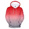 Men's Hoodies Women's Hoodie Sweatshirt 2023 Fashion And Gradient Color Hooded Winter Autumn Red High Quality Casual Hip Hop