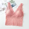 Tanks pour femmes 2023 Arrivée Femmes Taille unique Dentelle Sexy Soutien-gorge sans bretelles Wrap Tube Crop Top Femme Bralette Lingerie Sous-vêtements X186