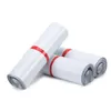 Förvaringspåsar 50 st/mycket vit budväska uttryck kuvert maila mailing självhäftande tätning plastförpackningspoch