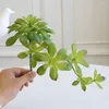 Декоративные цветы пластиковый стиль искусственный сочный растительный букет эвкалипт фальшивые растения Цветочный ремесленник