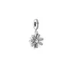 Pandora S925 Pure Silver Daisy Flower Lucky Four -Leaf Clover Suspension Charm Pendant smycken Lämplig för armband DIY -modesmycken