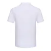 Polo de créateur pour hommes, revers fileté, manches courtes, marque décontractée, broderie, poids lourd, marque en coton, High Street Business Fashion 3xl