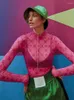 Koszule damskie 2023 Autumn Kobiety Seyx y2k Ubrania z długim rękawem Top Vintage Korean Fashion wakacyjny streetwear Przejdź