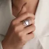 Pierścień ze stali nierdzewnej geometryczne rombus Antyczne pierścionki Anillos Eleganckie pierścienie modowe dla kobiet biżuteria