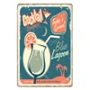 Cocktail-Kunst, Malerei, Lounge, Metall-Blechschilder, Bier, Bar, Party, Dekoration, Club, Metallhandwerk, Zuhause, dekorativ, Vintage-Malerei, Plaketten, Kunst-Zinn-Poster, Größe 30 x 20 cm, w02