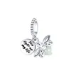 Charme en argent sterling 925 pour Pandora New Glow Glow Firefly Lavande Glow Pendentif Glow Bijoux d'été