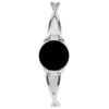 腕時計の女性ブレスレット時計豪華なデジタルリストウォッチスモールダイヤル女性LED電子シルバーローズゴールドクロックカジュアルヘクト22