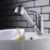 Badezimmer Duschköpfe Neue Quyanre Matte schwarze gefilterte Kran für die Küche Ausziehen von Sprühwasserfilter Tippen Sie auf drei Möglichkeiten Waschbecken Mixer Küche Wasserhahn J230303