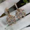 Boegari Four Leaved Grass Series Designer bengelen oorbellen voor vrouw diamant sterling zilver hoogste aanrechtkwaliteit mode luxe jubileum cadeau 053