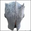 Party Masks Movie Game Thrones Night King Mask Halloween Realistic Scary Cosplay Costume Latex Adt Zombie Props T200116 Drop Deliver Dhhyr