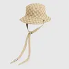 22 femmes mode seau chapeau de haute qualité lettre complète concepteurs d'impression casquettes chapeaux cowboy hommes brun designer décontracté hat2697