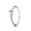 925 Argent Femmes Fit Pandora Anneau Original Coeur Couronne Mode Anneaux Classique Anneaux Avec Coloré Goutte D'huile Amour Coeur Cristal