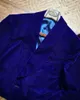 Men's Suits & Blazers (Jacket Pants) Autumn Royal Blue Business 2 Piece Groom Tuxedos For Wedding Formal Prom Suit Party Evening Blazer Cust