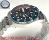 Wristwatches Men's Luxury Sports And Leisure Waterproof Stainless Steel Strap Bracelet Watch Mh36 Mechanical Clock White Bezel