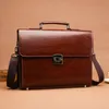 Men's Briefcase Password Lock Business Briefcase Large Capacity Shoulder Messenger Bag Computer Bag