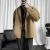 Men's Suits 2023 Autumn Winter Fashion Preppy Style Casual Blazers For Male Comfortable Single Breasted Turn-down Collar