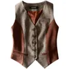 Kvinnors västar Kvinnor Vintage Ves Autumn och Spring Slim Woolen Suit Vest Classic Official Stitching Waistcoat