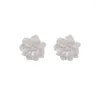 Dangle Earrings White Flower Stud For Women Earring 2023 Modern Korean Fashion Cute Teens Girl Party Jewelry Accessories