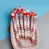 Gifts Merry Christmas Deer Elementary School Ballpoint Pen Six Color Santa Claus Stationery