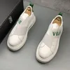 Bröllopsklänning stil brittiska festskor bekväma ljus vit andas sport casua sneakers runda tå luft kudde affär fritid promenader loafers c229 6521