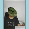 автомобиль DVR Party Mask Mask World Mask с открытием челюсти Tyrannosaurus rex Halloween Cosplay Costum