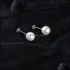 Charm Womens Pearl Boucles d'oreilles 78Mm Pop Simple Lowkey Luxury Designer Drop Delivery Jewelry Dhrme