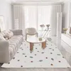 Carpets Nordic Living Room Decoration Tapis en peluche Tapis minimalistes pour chambre à coucher du tapis moelleux pour enfants