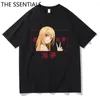 Herr t-skjortor anime min klänning älskling skjorta män casual bomull tshirt kawaii marin t-shirt manga sono bisque docka wa koi wo sur tees