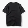 Men's T Shirts Men's T-shirt Print "MNT" Men Short Sleeve Summer Dropped Shoulder Cotton Black Color Shirt For MN33106