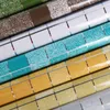 Adesivos de parede papel impermeável à prova de óleo Auto Adesivo papel de parede papel de alumínio Mosaico Decoração de cozinha de mosaico Supplywall