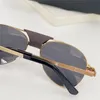 Luxus-Designer-Sonnenbrille für Herren, Herren-Sonnenbrille für Herren, ästhetische Retro-Brille, Gletscher-Sonnenbrille mit Pilotenbrille aus Leder, UV400, modisches Originaletui