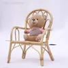 Camp Furniture Nordic Rattan Children's Chair House Small Ins Pography Balcony Chairs Handgjorda korgsdesign Fåtölj