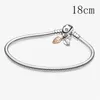 925 livres argent nouvelle mode charme pour Pandora le nouveau produit lancé la chaîne en os de serpent perlé Bracelet en or Rose