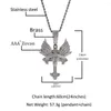 Naszyjniki wisiorek Moda Kreatywny krzyż lodowy Bling Naszyjnik Mirco Pave Congen Ustawienie mężczyzn Kobiety bioder biżuterii BP094